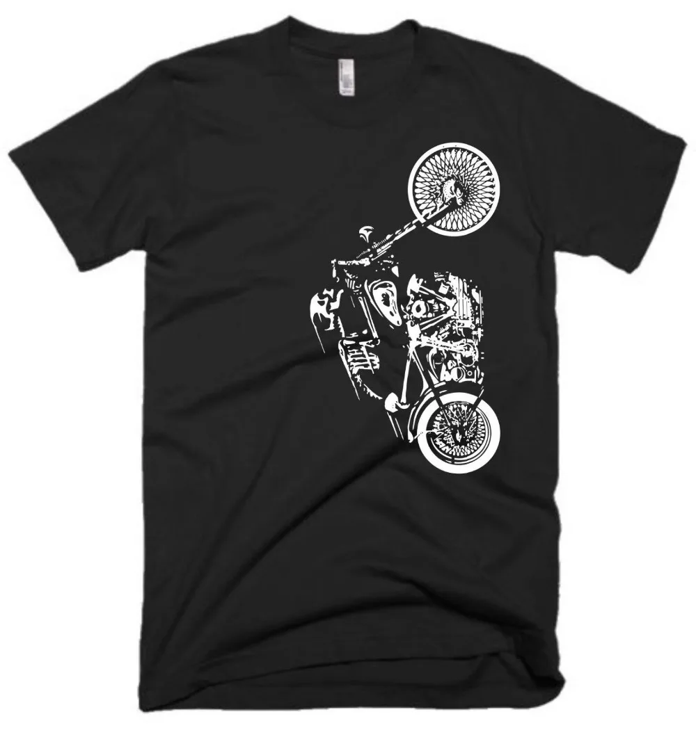 Bobber Chopper motosiklet kulübü T Shirt kafatası Ridings Sons Mc komik Tee üst marka erkek T Shirt 2019 yeni marka tee pamuklu giysiler