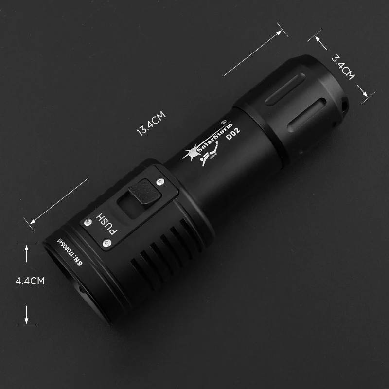 Portable Led Torch Light Diving Flashlight Scuba Photography Lamp Underwater Video 4 Cree With 18650 Battery | Освещение