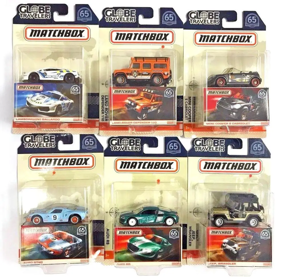 

Matchbox Car 1:64 Sports Car AUDI FORD JEEP MINI COOPER Collector Edition Globe Travelers Metal Diecast Model Car Kids Toys Gift