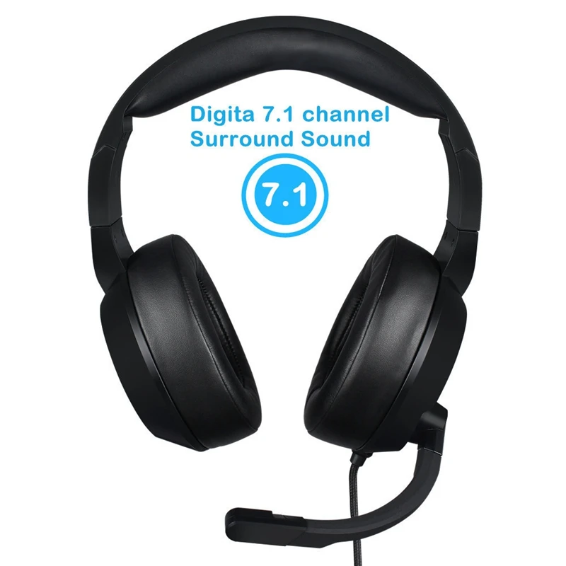 ABGN Hot-NUBWO N11 PC Gamer игровая гарнитура Casque 7 1 канальный звук проводные USB наушники с