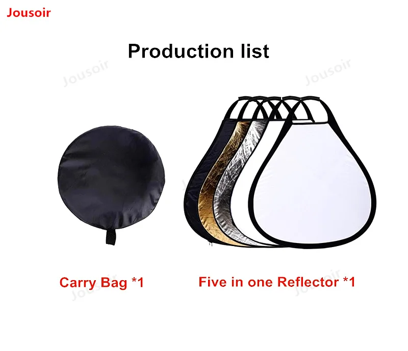 60 см пять в одном отражатель для фотосъемки треугольные портативная мягкая