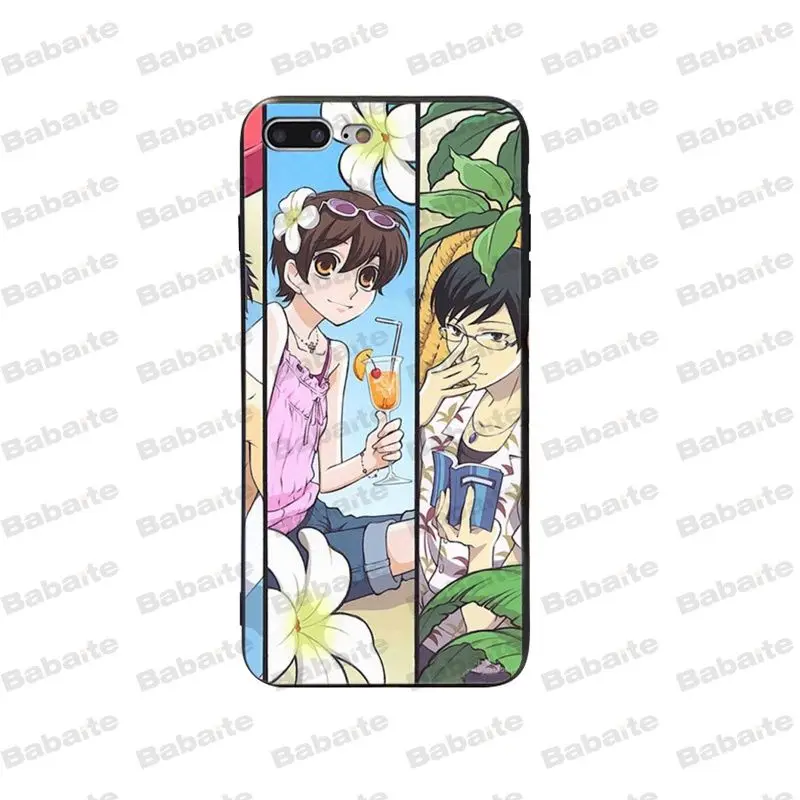 Чехол для телефона Babaite Ouran черный мягкий чехол с изображением хоста средней