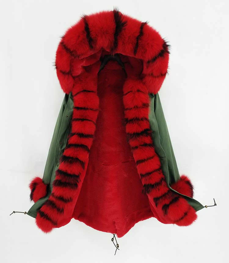 OFTBUY, парка из натурального Лисьего меха, Длинные парки, зимняя куртка для женщин, натуральный Лисий мех, пальто с капюшоном, Толстая теплая уличная одежда, роскошный бренд, бренд