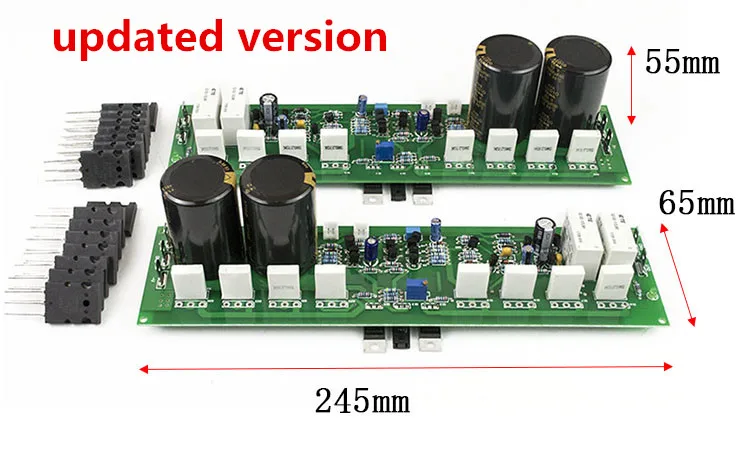 TTA1943 TTC5200 + MJE15032 15033 PR-800 1000W Class A/Class AB Professional Stage Power Board Tube | Электроника