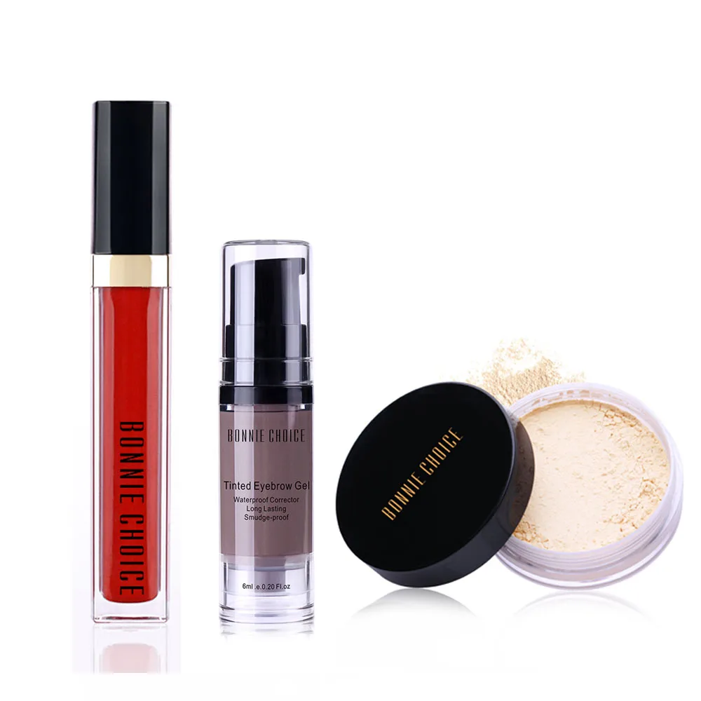Set 4 Bonnie Choice набор для макияжа, палитра теней для век, ручка для бровей, карандаш для подводки глаз и помада для губ, набор косметики - Цвет: Set 4