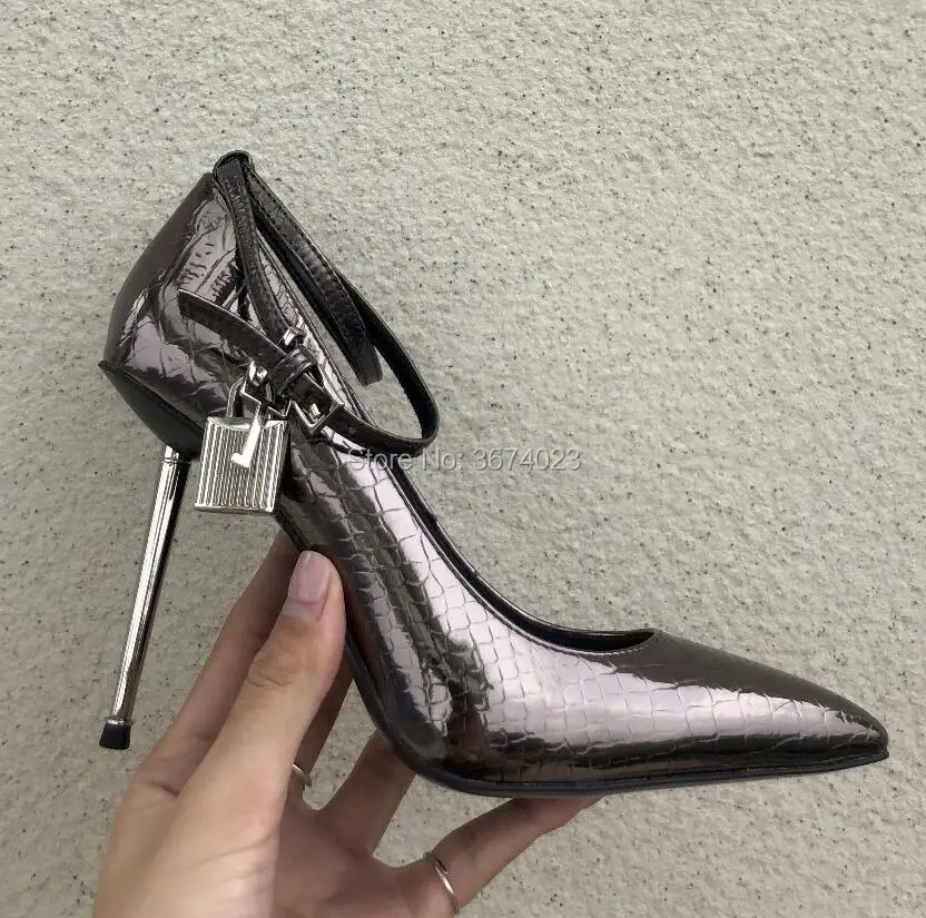 Qianruiti Chaussure Femme женские туфли лодочки из лакированной кожи на высоком