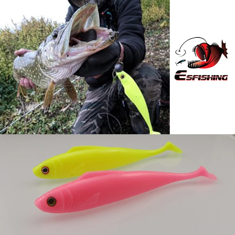 Esfishing Новинка Kauli Shad 135 мм 16 г 4 шт. рыболовная плавающая приманка Мягкая