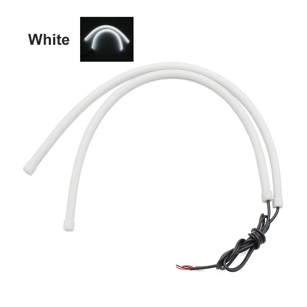 Гибкий трубный светильник DRL 30 см 45 60 универсальный автомобильный дневной