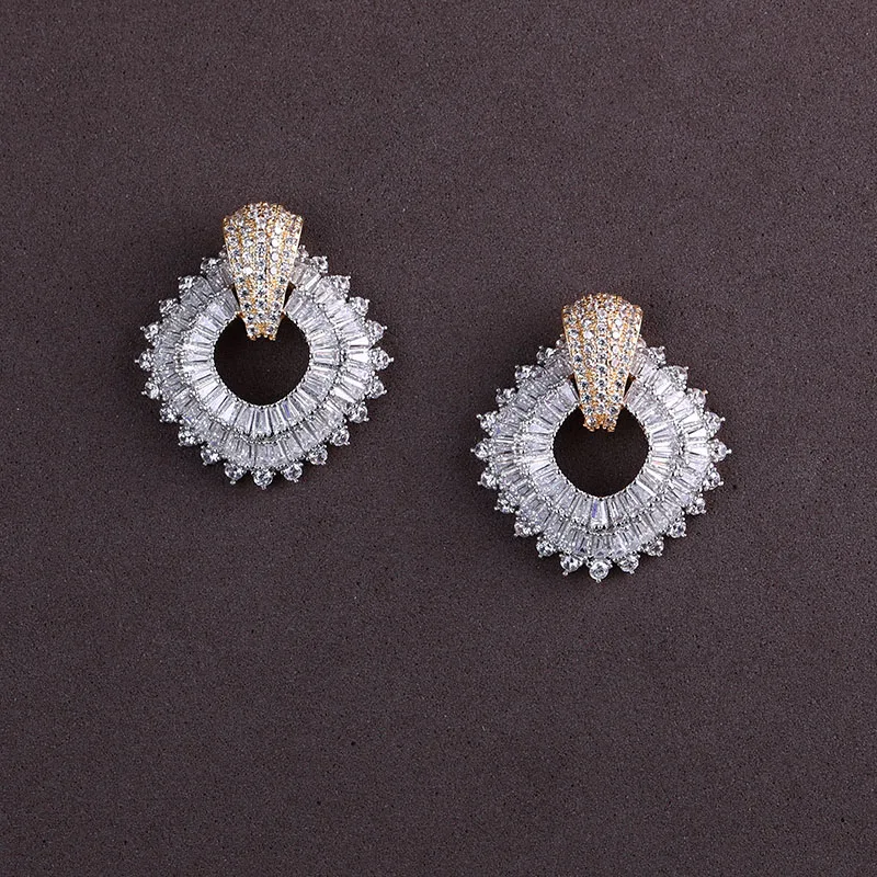 Janekelly Изящные геометрические серьги для женщин высокое качество красные/белые