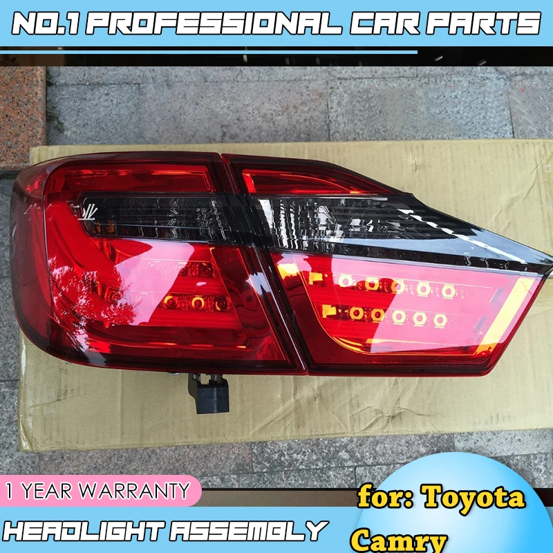 Для Toyota Camry V50 задний светильник s 2012- Camry светодиодный задний светильник Aurion задний фонарь DRL+ тормоз+ Парк+ сигнальный автомобильный Стайлинг