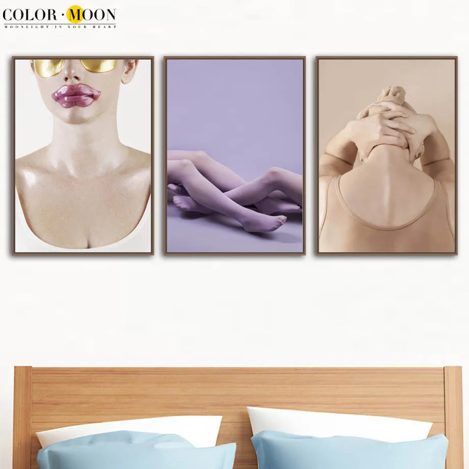 COLORMOON Woman Leg Nordic Poster Wall Art Posters And Prints Canvas Painting Pictures For Living Room Pop Home Decor | Дом и сад