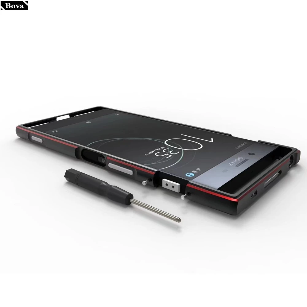 Чехол для Sony XA1 Plus роскошный ультра тонкий защитный алюминиевый бампер Xperia Plus/XA1