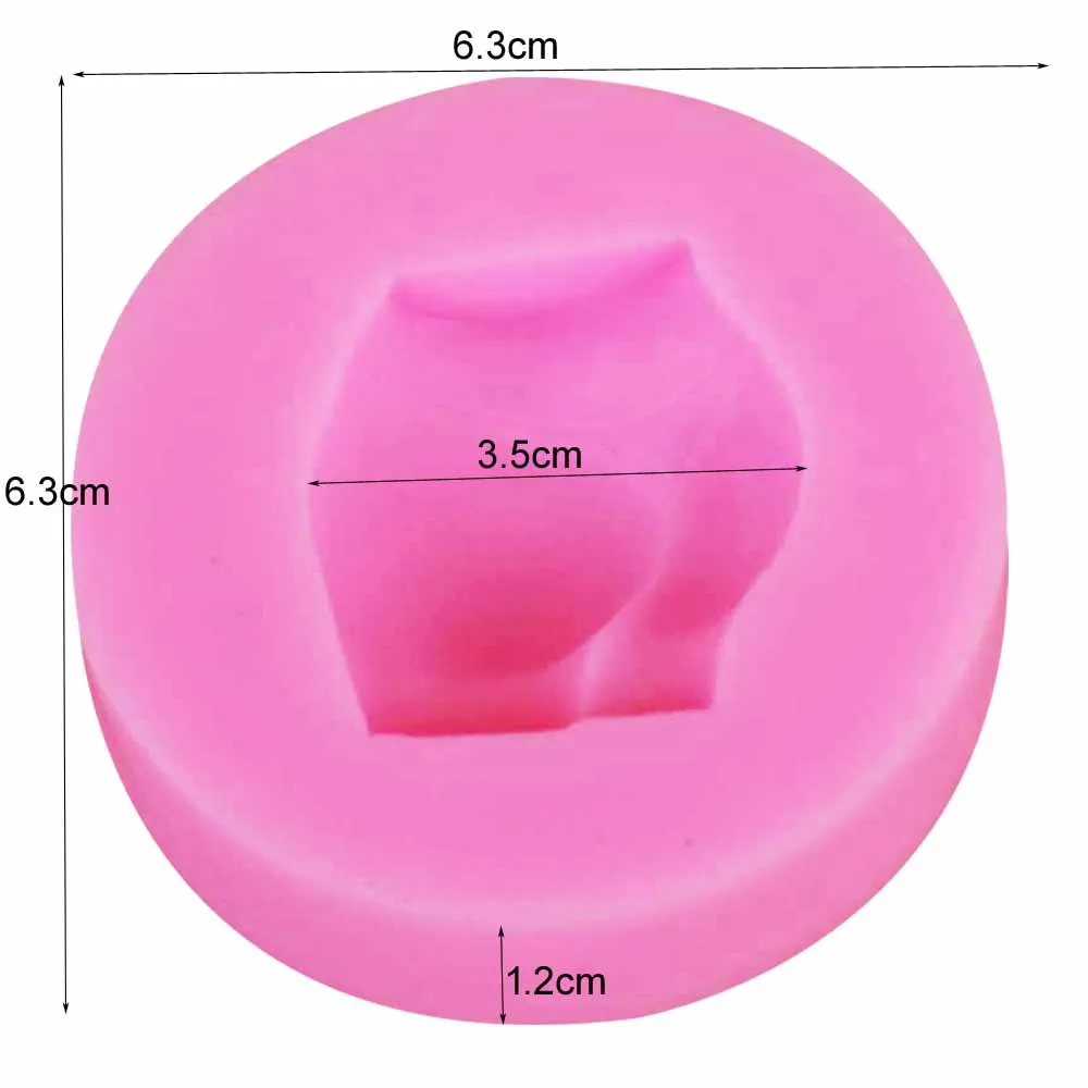 Byjunyeor Body Butt 3D соевый воск для свечей ароматическая форма мыла силиконовая ручная