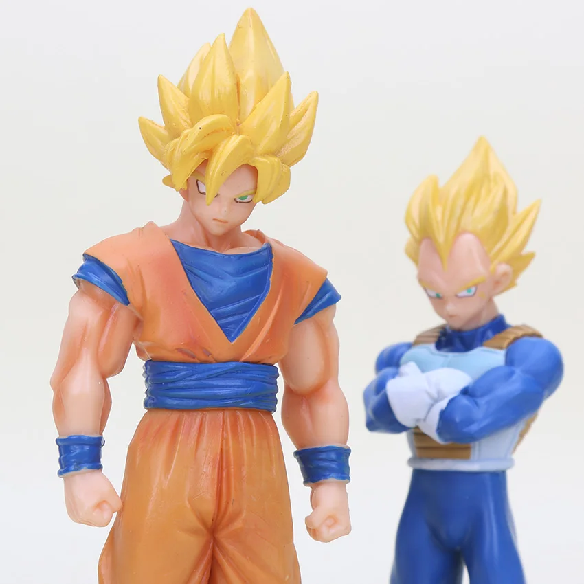 12 шт./компл. Dragon Ball Z фигурки Супер Saiyan Vegeta Trunks Yamcha Son Goku Gohan модель игрушки|dragon ball z