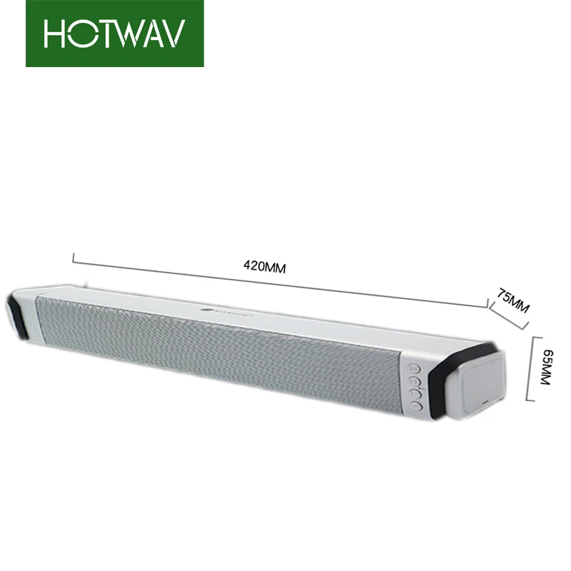 HOTWAV Колонка Беспроводная гарнитура с встроенными часами Саундбар сабвуфером