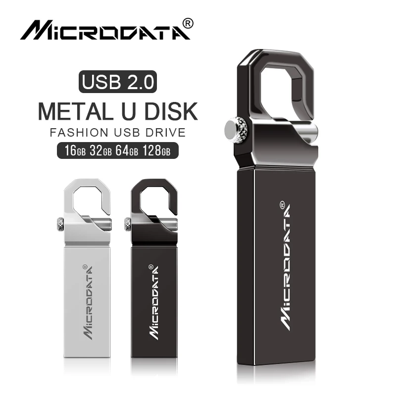 

USB-накопитель 128/64/32/16/8/4 ГБ, металлический