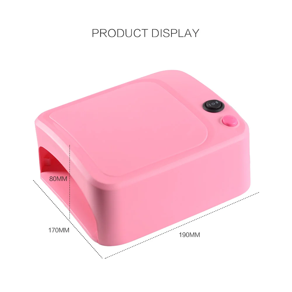 Набор акриловых пудр лампа для маникюра 42 шт. блестящий УФ светильник 36 Вт нейл