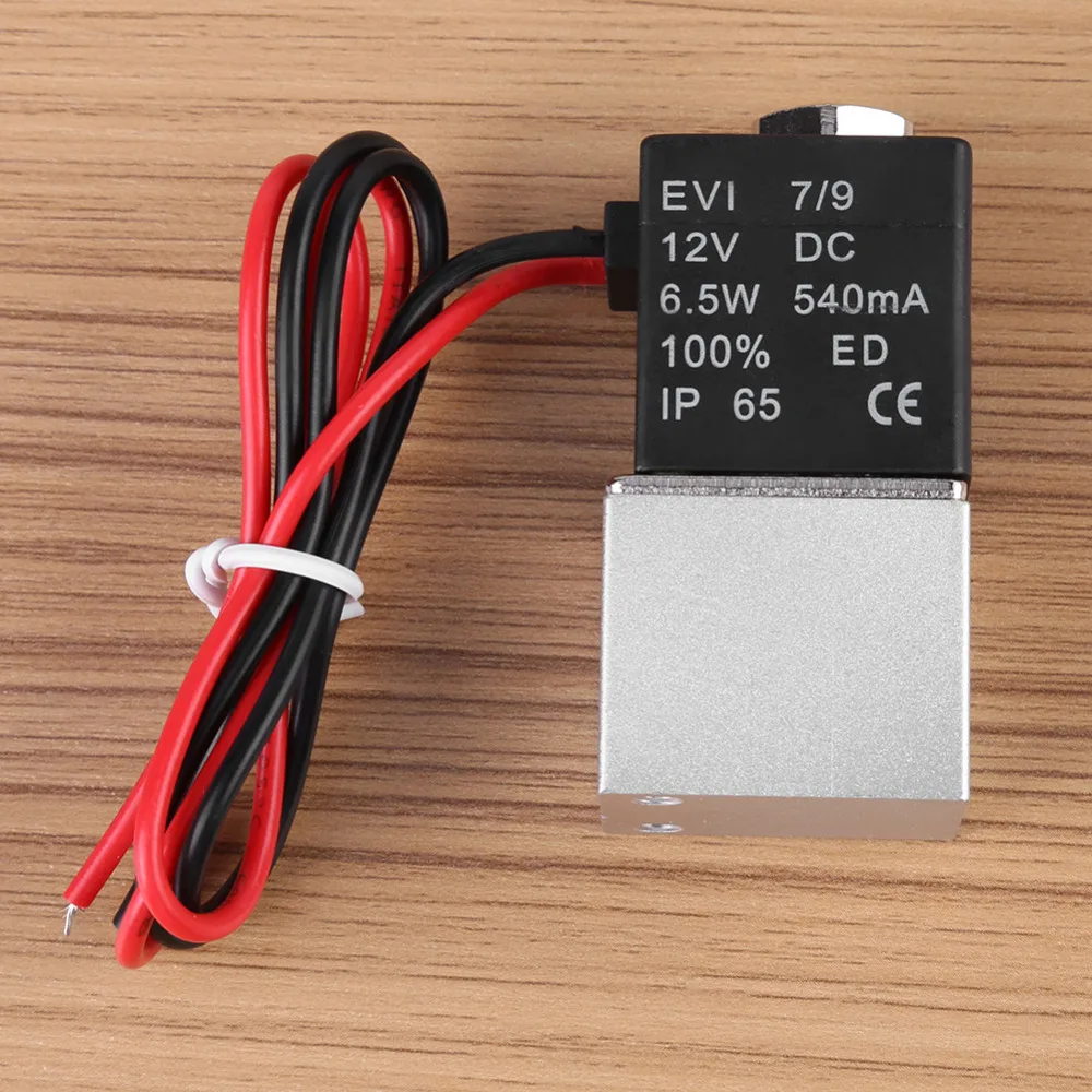 DC 12V электромагнитный клапан нормально закрытый 1/8 &quot2 ходовой масла жидкой воды