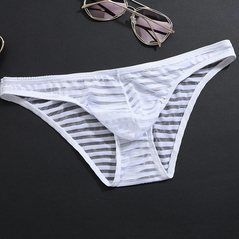 Новинка 2019 сексуальное прозрачное летнее бикини мужские плавки шелковое нижнее