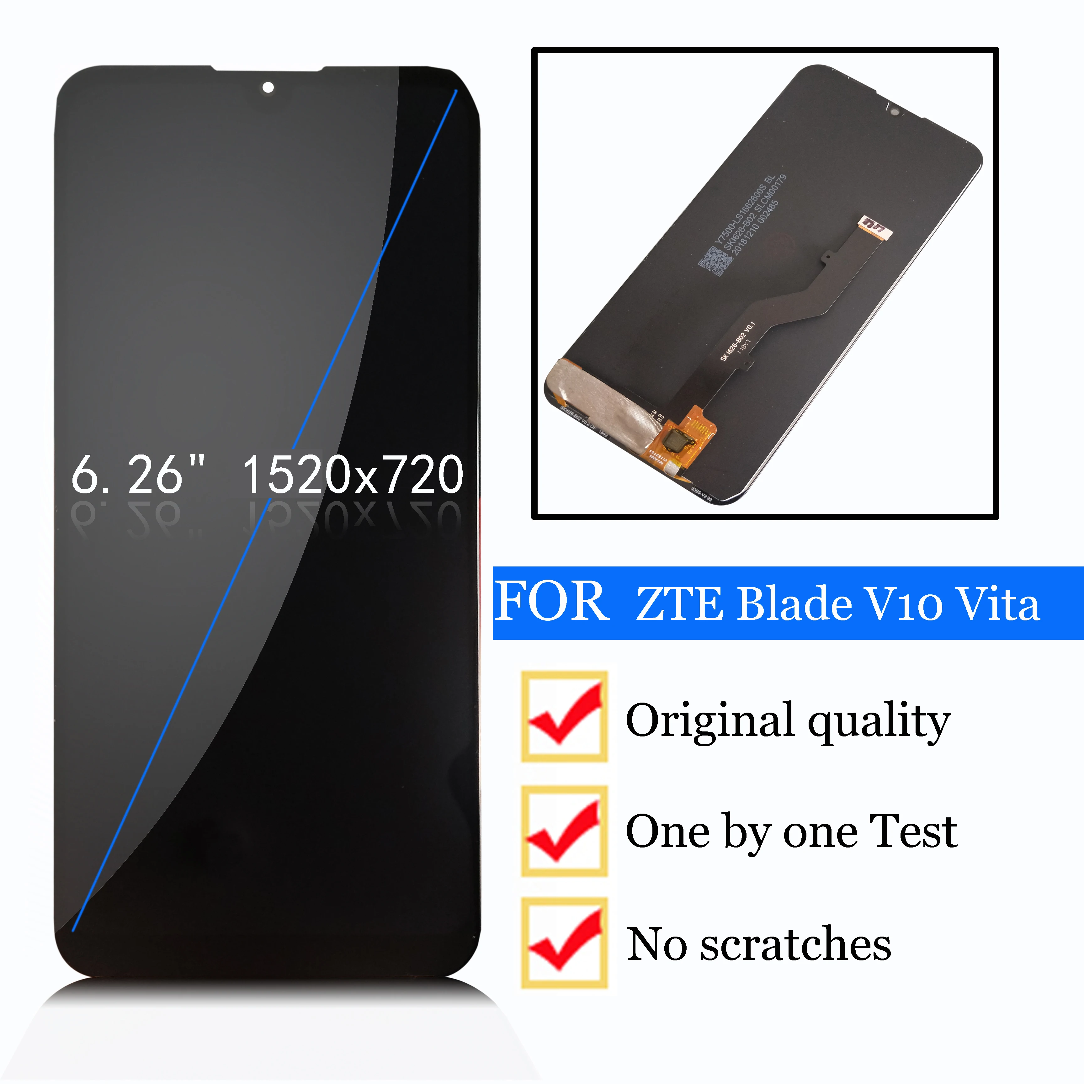 6,2" ЖК-дисплей для zte Blade V10 V 10/zte Blade V10 Vita с сенсорным экраном, оцифровка деталей в сборе, аксессуары