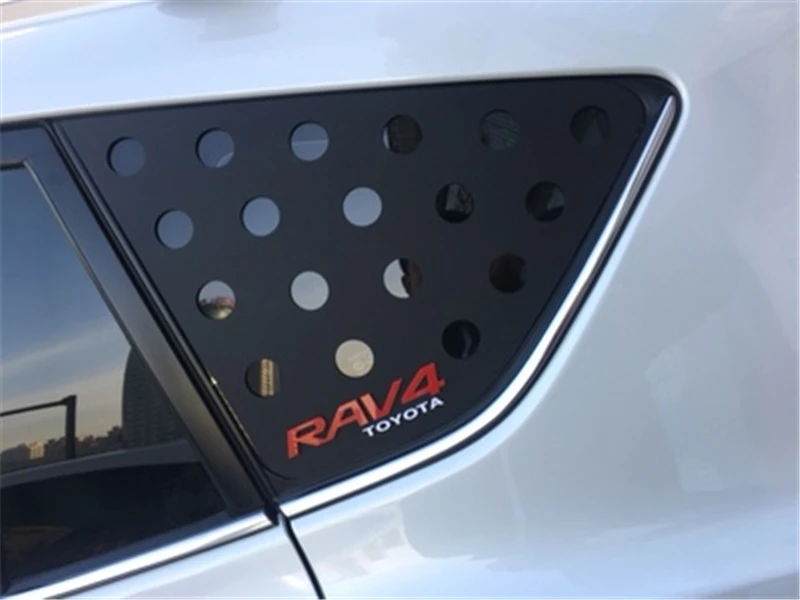 Применение для Toyota RAV4 окна жалюзи PP Пластик солнцезащитный козырек Cove Защита от солнца на заднее стекло авто украшения автомобиля и установка