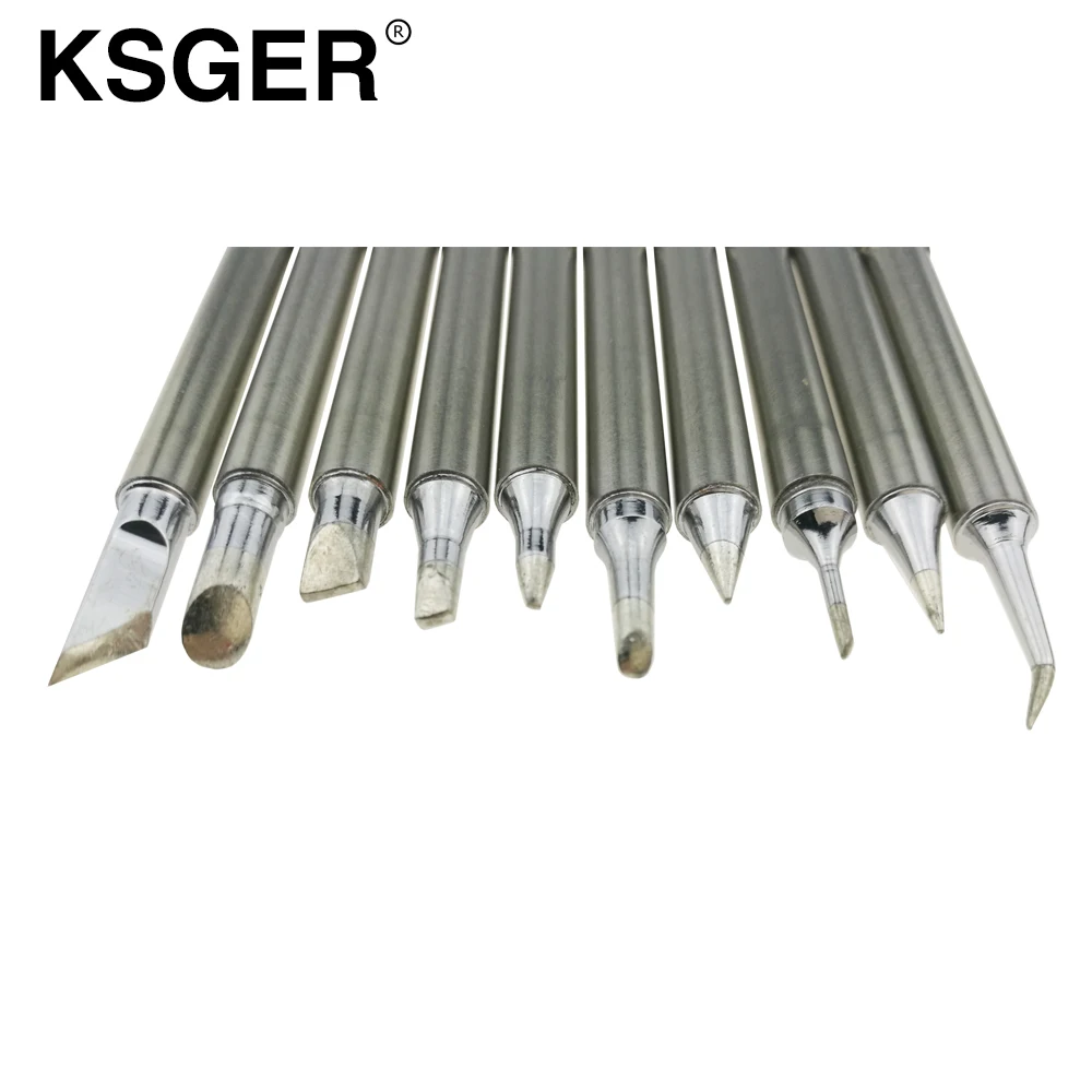 KSGER T12 серебряный паяльник наконечники паяльная станция ручка сварки заменить T12-B BC2 K C1 C4 D08 D24 D4 I JL02 паяльник