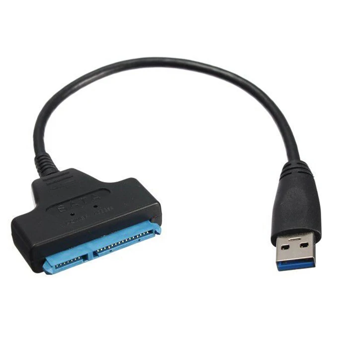 

CY Xiwai USB 3.0 5Gbps Super speed to SATA 22 Pin Adapter Cable for 2.5" Hard disk driver SSD