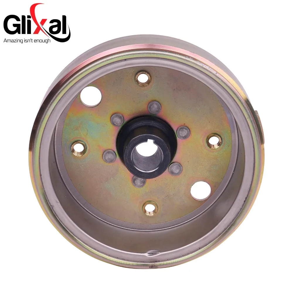 Glixal Магнето маховик ротора для GY6 49cc 50cc 139QMB 139QMA Скутер мопед ATV картинг двигатель(8 полюсов
