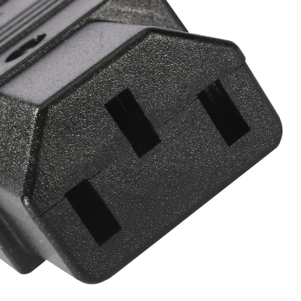UXCELL Новое поступление, 10 штук в наборе, 5 пар AC 250 V 10A IEC320 C14 мужской+ C13 женский Инлайн проводов основной Мощность разъем