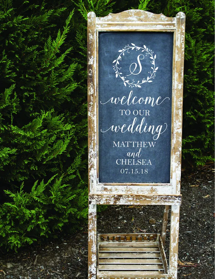 Свадебные знаки наклейки добро пожаловать деревенский Свадебный декор имя