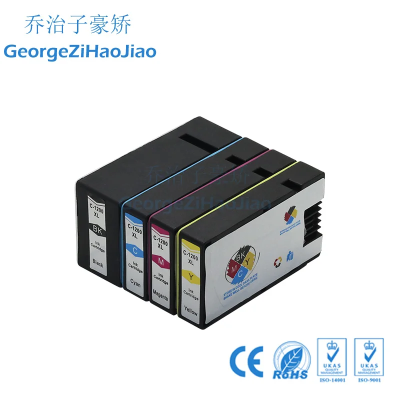 4 комплекта 1200XL совместимый чернильный картридж PGI1200 PGI1200XL для Canon MAXIFY MB2020 MB2320 MB2120