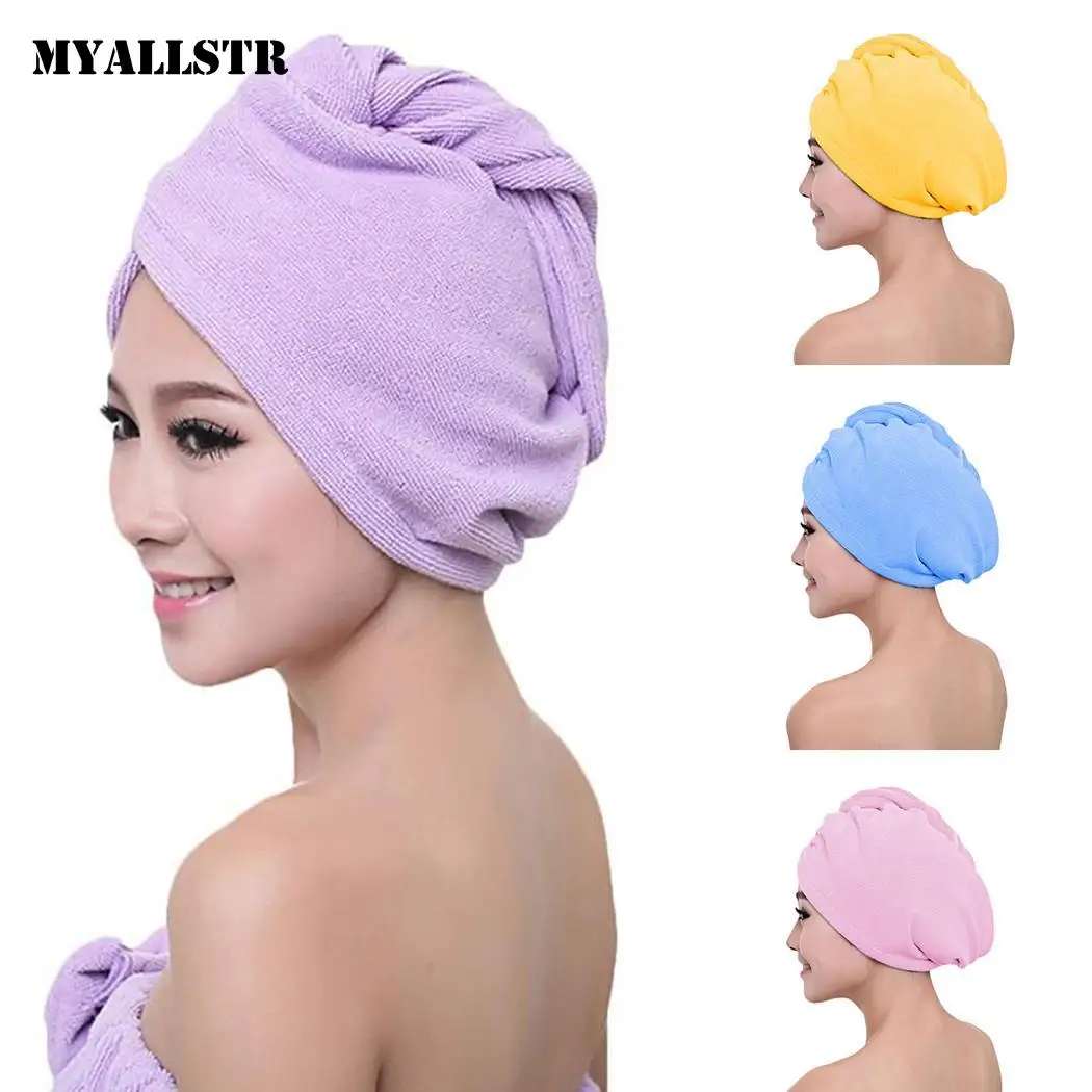 Прочная практичная мягкая водопоглощающая кнопка твердые сухие домашние волосы