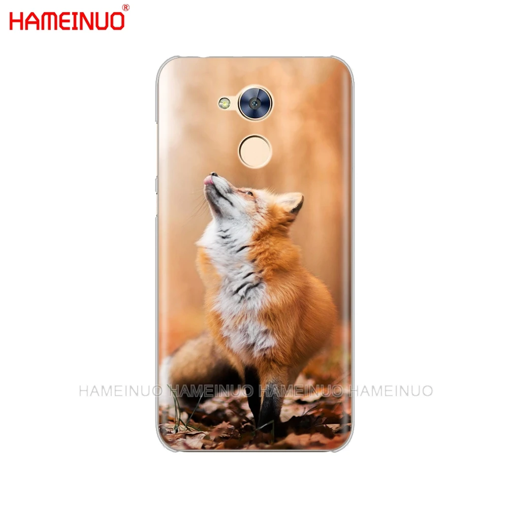 HAMEINUO милый лисичка в осенние листья лес чехол для телефона huawei Honor 10 V10 4A 5A 6A 7A 6C 6X7X8 9 LITE - Цвет: 41390