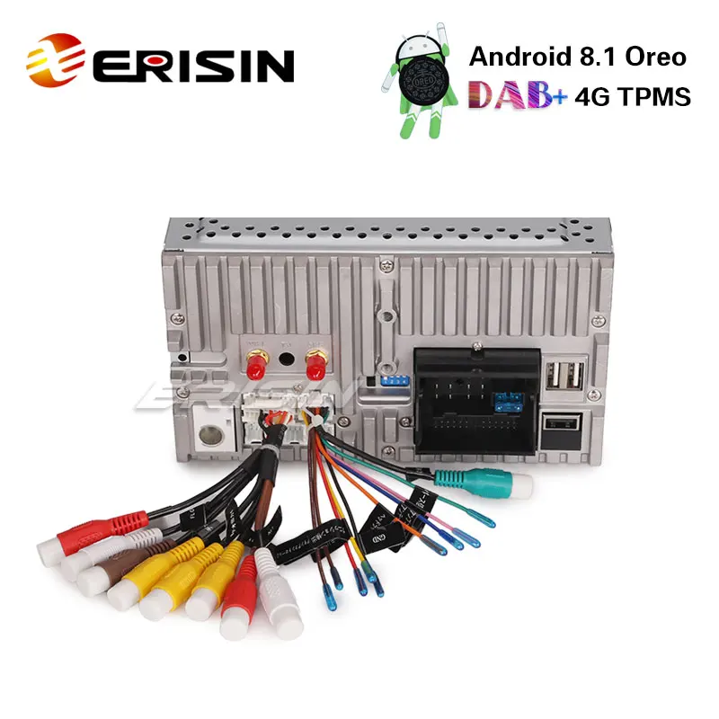 Автомобильный dvd-плеер gps для ford Focus Mondeo Erisin ES3809FS 7 &quotDAB + 4G Android 8 1 автомобильный