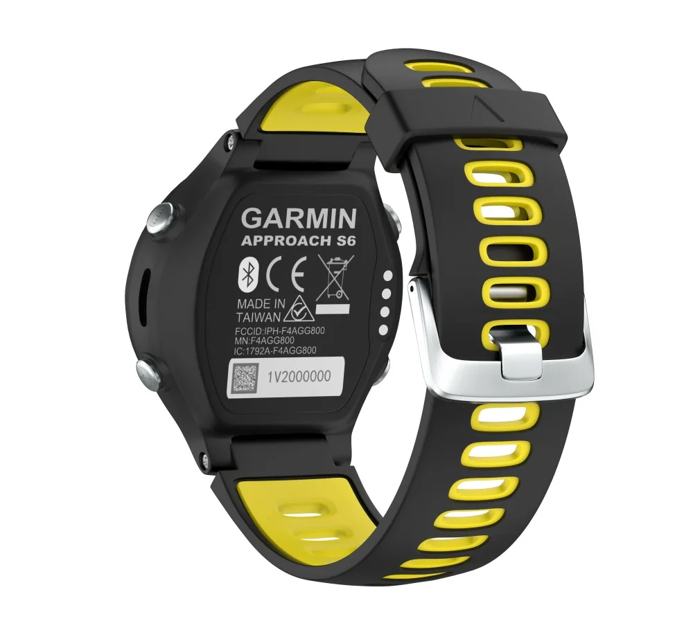 Резиновый силиконовый спортивный ремешок для часов Garmin Forerunner 735XT 630 620 235 230 220