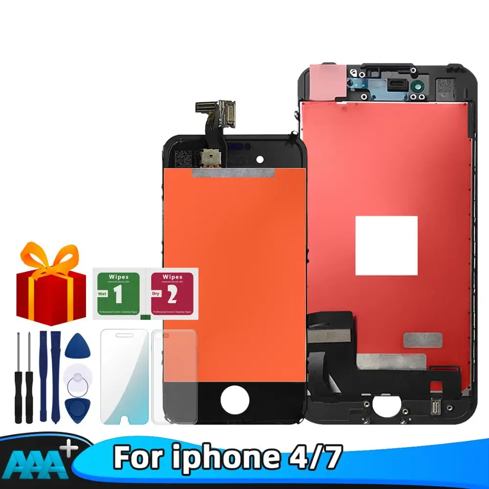 ЖК-дисплей класса AAA + для iPhone 4 7 сенсорный экран дигитайзер в сборе запасные части