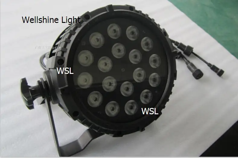 Бесплатная доставка Водонепроницаемый светодиодный PAR-прожектор rgbw ip65 18*10w |