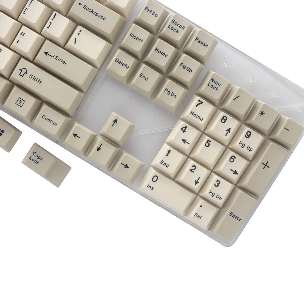 Колпачки для клавиш PBT Doubleshot ANSI макет ретро комбинированные колпачки Cherry MX 87/104/108