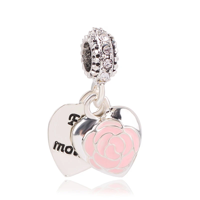 Dodocharms модный серебряный европейский CZ Шарм бусины для Pandora браслет кулон ожерелье DIY Ювелирные изделия оригиналы серебро