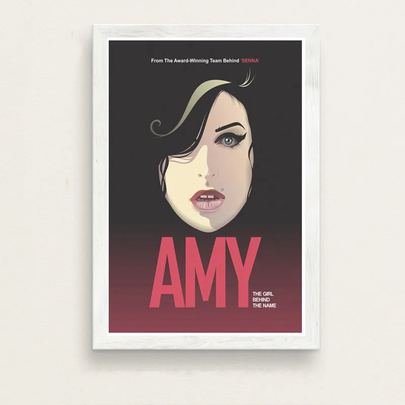 Красивая женщина Amy Winehouse музыка ПЕВЕЦ звезда поп-плакат печатает на заказ художественная живопись маслом настенные картины для гостиной домашний декор