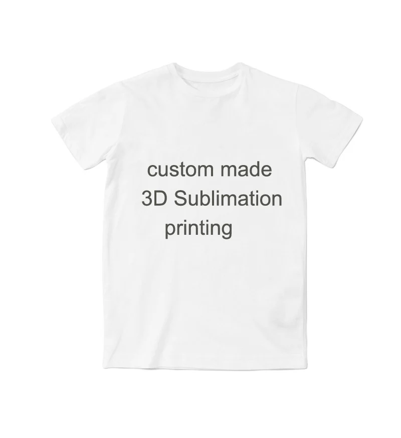 

5 pcs A Lot REAL American US SIZE Custom - Create your own 3D Sublimation Print T-Shirt plus size 3xl 4XL 5XL 6XL