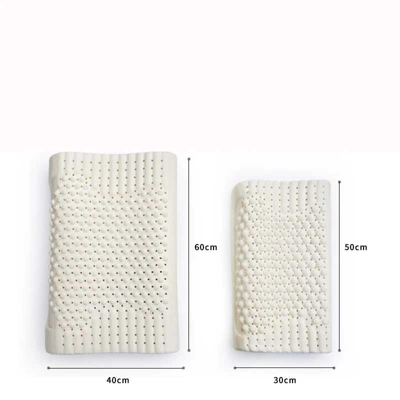 Натуральные латексные постельные подушки контурная поддержка памяти массажная