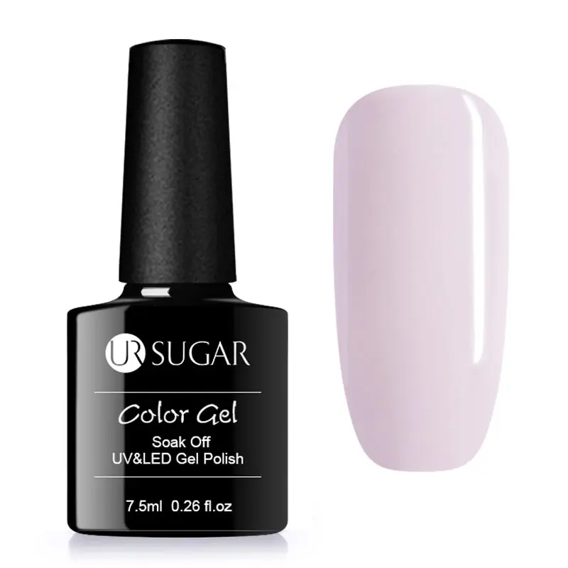 A-15 Ur Sugar Розовый Блестящий Гель-лак УФ-гель черно-белый Гель-лак для дизайна ногтей впитывающий лак Базовое покрытие без протирания верхнее покрытие - Цвет: A-15
