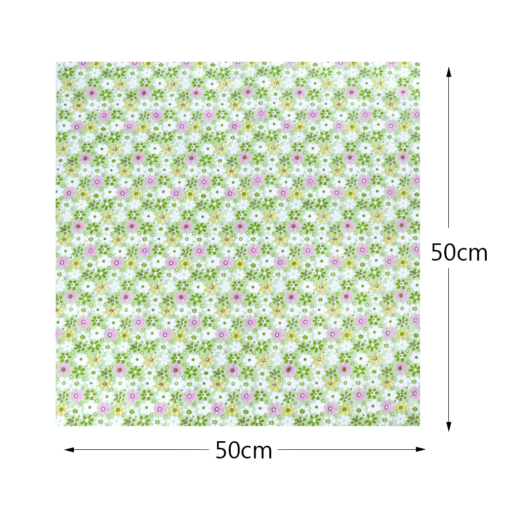 Dozzlor 6/7 шт. 50x50 см разные квадраты из рукоделия без повторов с рисунком для