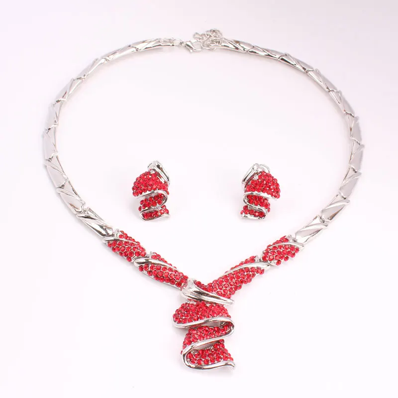 Новые африканские бусины аксессуары для вечевечерние посеребренные красные