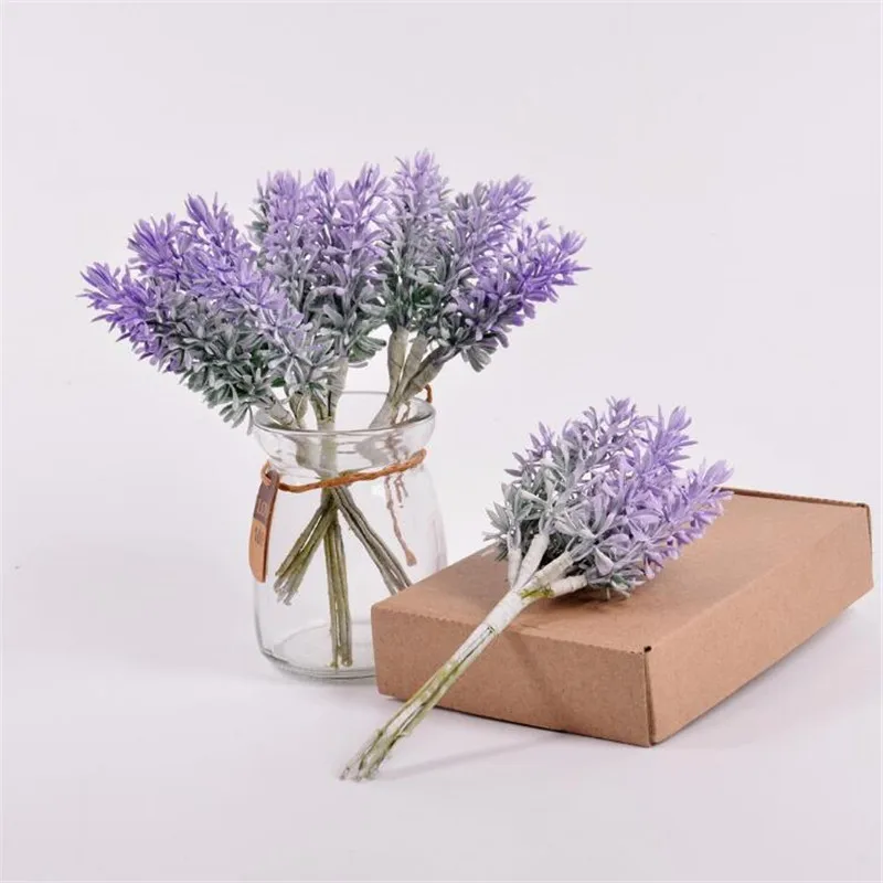 5Bundle Artificial Lavender Flower Head Home Party Decoration Wedding Star Cloth Flowers Wall Suppliers Garden DIY | Дом и сад