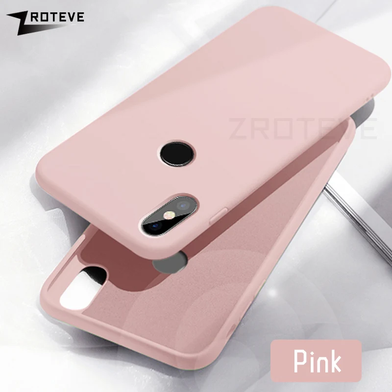 Розовый Mi x 2 s 3 Чехол ZROTEVE жидкий силиконовый чехол для Xiaomi mi x 3 2 2 s Чехол Xio mi x2 s тонкий мягкий чехол для Xiaomi mi x 3 чехол s - Цвет: Розовый