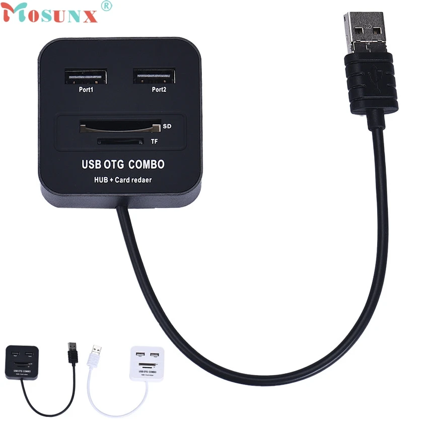 Устройство для чтения карт Mosunx Simplestone Speed Micro USB OTG COMBO SD TF HUB oct31|reader writer|card reader writerhub