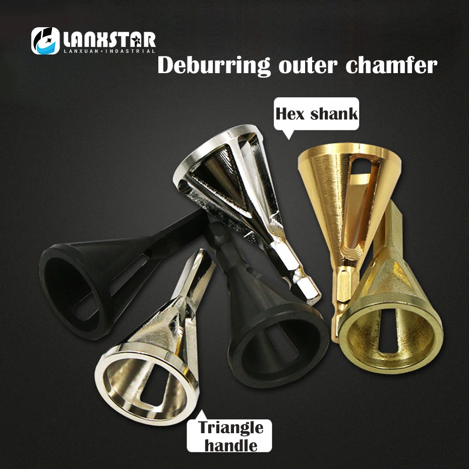 Lanxstar Deburring Outer Chamfer Grinding Angle Trimming For Collet Electric Drill Tool New Chamfering | Инструменты