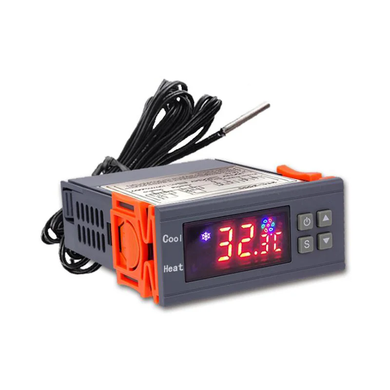 Digital temperature controller thermostat regulator for incubator relay LED 10A heating and cooling 12V 24V 220V | Инструменты